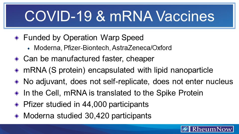 COVID 19 vaccine mrna