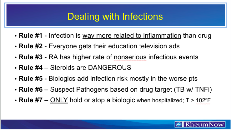 Dealing with infection