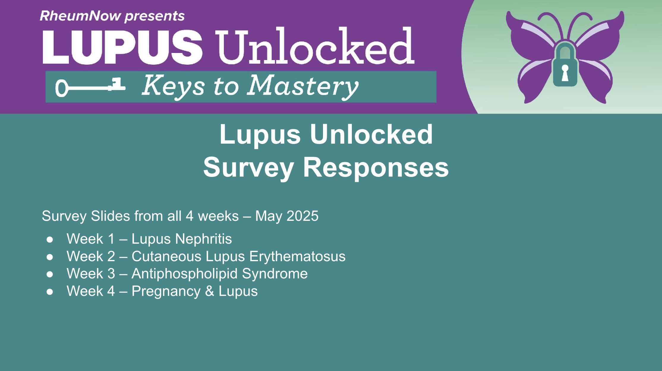 Lupus Survey Cover Sheet