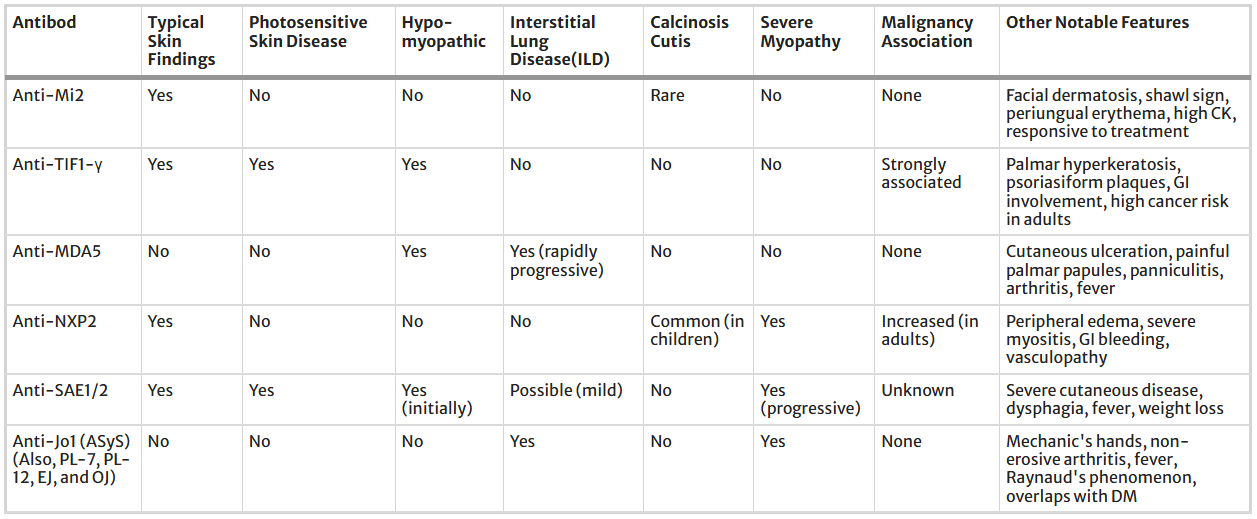 DM autoantibodies