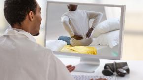 Telemedicine black computer