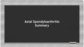 Axial Spondyloarthritis