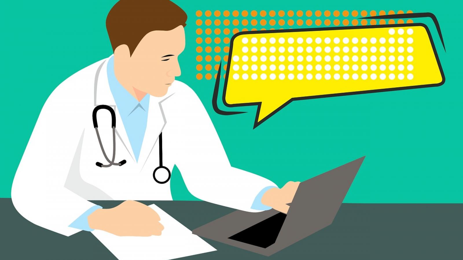 doctor computer telehealth telemedicine