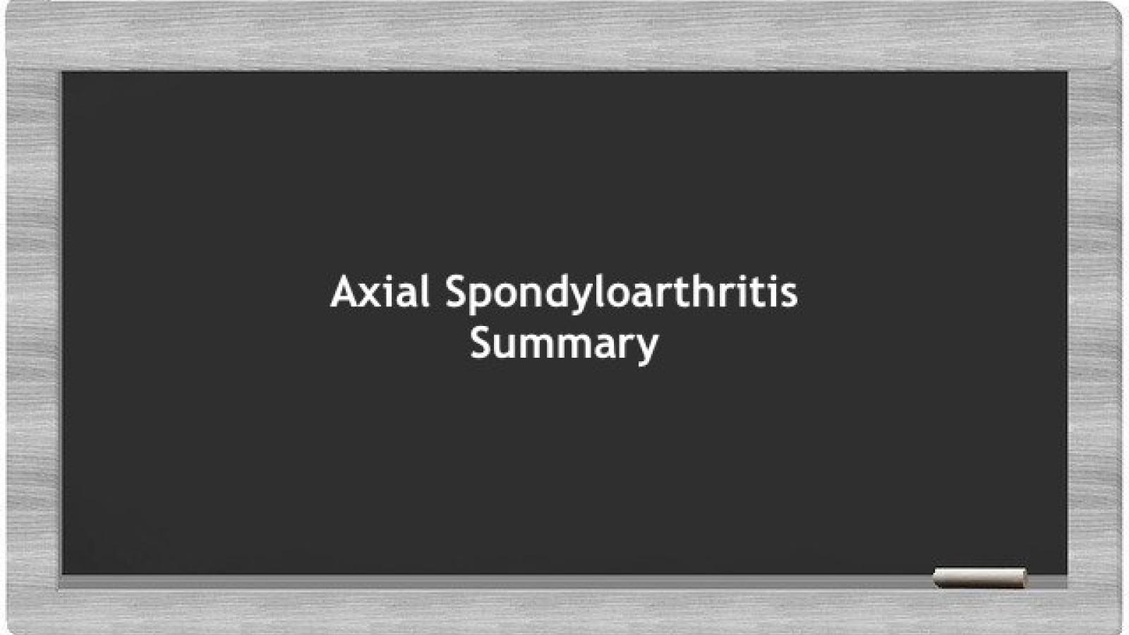 Axial Spondyloarthritis
