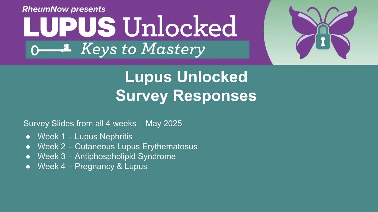 Lupus Survey Cover Sheet